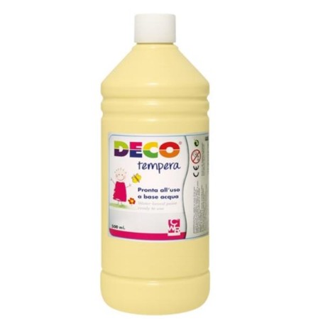 TEMPERA FLACONE 500ML GIALLO PAST. (PF550/50)