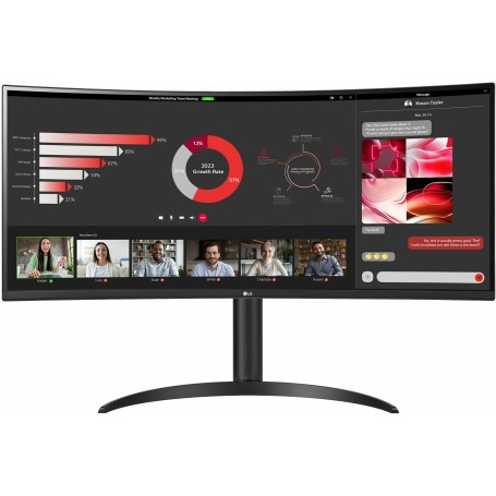 LG UW 34WR55QC-B.AEU Monitor PC 86,4 cm (34") 3440 x 1440 Pixel Wide Quad HD LED Nero