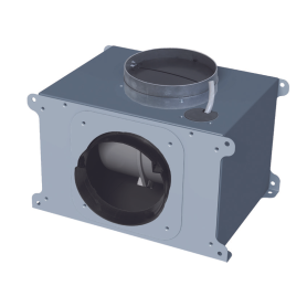MINI KUBE BOX MOTORE PER INTERNO cm 20x28  Zincato - 380 m3/h
