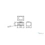 MINI KUBE BOX MOTORE PER INTERNO cm 20x28  Zincato - 380 m3/h