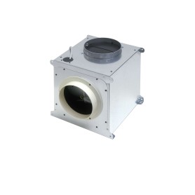 KUBE BOX MOTORE PER INTERNO cm 27x27  Zincato  900 m3/h