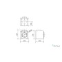 KUBE BOX MOTORE PER INTERNO cm 27x27  Zincato  900 m3/h