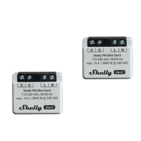 Shelly PM Mini Gen3 Interruttore intelligente 1P Grigio (Shelly_PM_Mini_G3_2er)