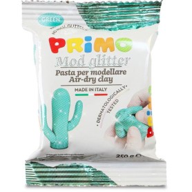 PASTA PER MOD. 250GR GLITTER VERDE (28510MOD250GV)