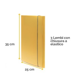 CARTELLA 3 LEMBI HOLOS GIALLO (100102102)