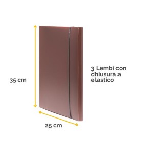 CARTELLA 3 LEMBI HOLOS MARRONE (100102103)