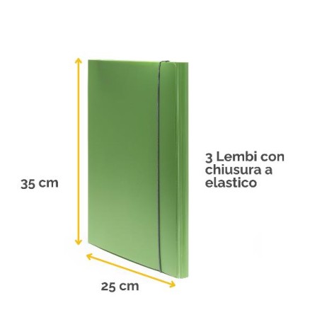 CARTELLA 3 LEMBI HOLOS VERDE (100102105)
