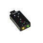 SCHEDA AUDIO USB 2.0 BK PER WINDOWS 10/8/7/VISTA/XP (LK70777) (MGLK70777G)