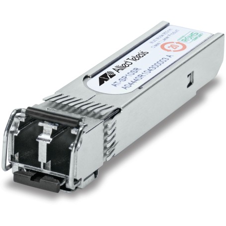 Allied Telesis AT-SP10SR/I modulo del ricetrasmettitore di rete Fibra ottica 10300 Mbit/s SFP+ 850 nm (AT-SP10SR/I-90)