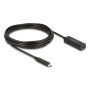 DeLOCK 80028 cavo USB USB 3.2 Gen 2 (3.1 Gen 2) 5 m USB C 10 Gbit/s Nero
