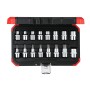 Red Steckschlssel-Satz 1/2", TORX, 16-teilig (rot/schwarz, E10 - T70) (3300009)
