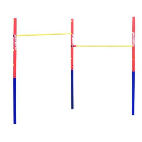 HUDORA 64002 sbarra ginnica con elastci 100 kg Blu, Rosso, Giallo