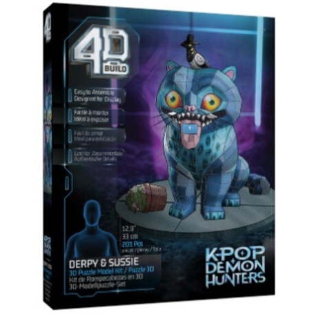 6077589 puzzle Puzzle 3D 200 pz Animali