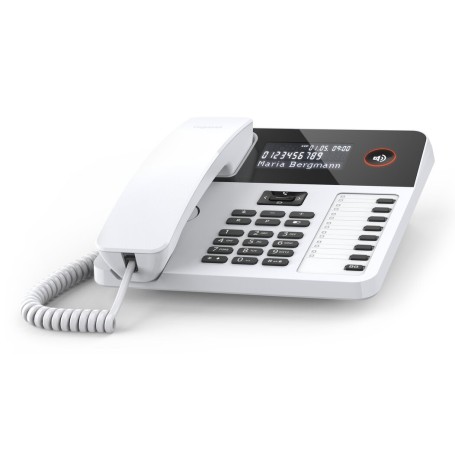 Gigaset DESK 600 Telefono analogico Identificatore di chiamata Bianco (S30350-H224-B102)
