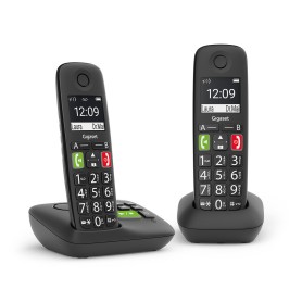 Gigaset E290A Duo Telefono analogico/DECT Identificatore di chiamata Nero (L36852-H2921-B101)