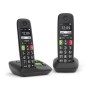 Gigaset E290A Duo Telefono analogico/DECT Identificatore di chiamata Nero (L36852-H2921-B101)