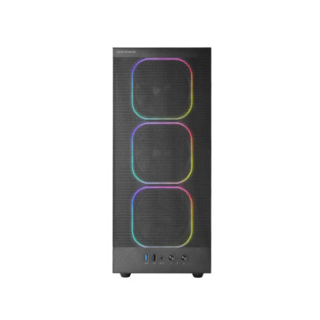 MARSGAMING CASE MID TOWER MC-NEBULA TG 4ARGB+HUB MESH