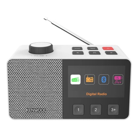 Kenwood CR-M70DAB-W Portatile Digitale Bianco (CRM70DABW)