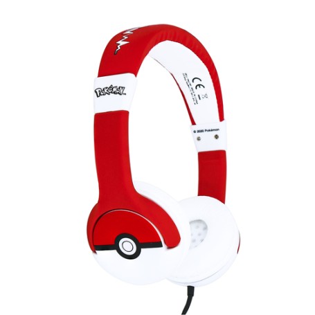OTL Technologies Pokémon PK0758 cuffia e auricolare Cuffie Cablato A Padiglione MUSICA Nero, Rosso, Bianco (PK0758)