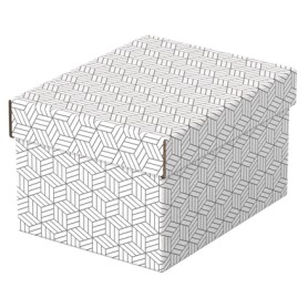 Esselte 628280 scatola di conservazione Armadietto portaoggetti Rettangolare Cartoncino Bianco (628280)