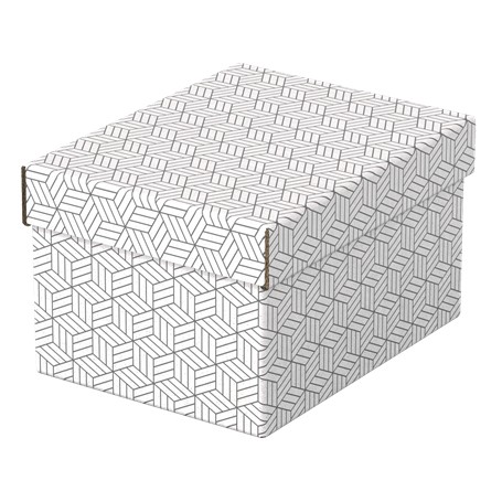 Esselte 628280 scatola di conservazione Armadietto portaoggetti Rettangolare Cartoncino Bianco (628280)
