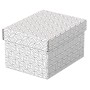 Esselte 628280 scatola di conservazione Armadietto portaoggetti Rettangolare Cartoncino Bianco (628280)
