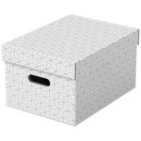 Esselte 628282 scatola di conservazione Armadietto portaoggetti Rettangolare Cartoncino Bianco