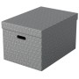 Esselte 628287 scatola di conservazione Armadietto portaoggetti Rettangolare Cartoncino Grigio