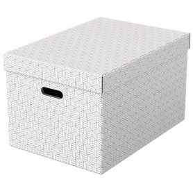 Esselte 628286 scatola di conservazione Armadietto portaoggetti Rettangolare Cartoncino Bianco