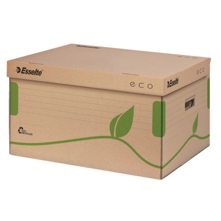 Esselte Eco scatola per la conservazione di documenti Marrone, Verde (623918)