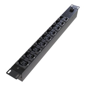 Vertiv PowerGo EP0G01A1 unità di distribuzione dell'energia (PDU) 9 presa(e) AC 1U Nero