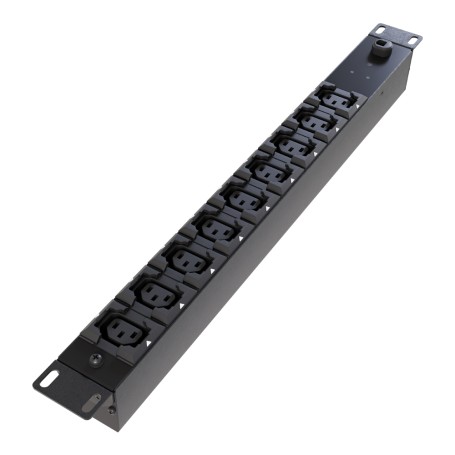 Vertiv PowerGo EP0G01A1 unità di distribuzione dell'energia (PDU) 9 presa(e) AC 1U Nero