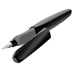 Pelikan 946806 penna stilografica Sistema di riempimento della cartuccia Nero, Grigio 1 pz (946806)