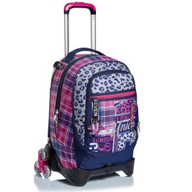 Seven JACK TROLLEY 3WD - CHEER GIRL zaino Multicolore Poliestere (201002044_574)