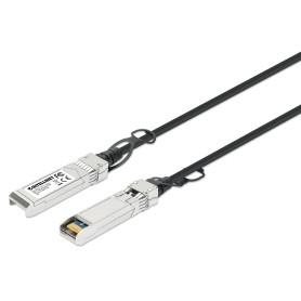 Intellinet 508391 cavo InfiniBand e in fibra ottica 1 m SFP+ Nero, Argento