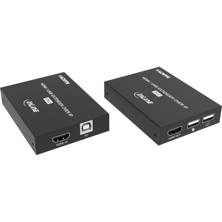 InLine® KVM Extender over IP, HDMI Full-HD, 150m, Set (57885K)