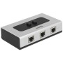 DeLOCK 87673 hub di interfaccia 1000 Mbit/s Nero, Grigio (87673)