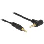 DeLOCK 3.5 mm, 1 m cavo audio 3.5mm Nero (83754)