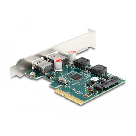 PCI Express x4 Karte zu 2 x extern USB 10 Gbps Typ-A Buchse (90106)