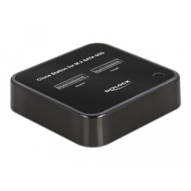 DeLOCK Docking Station M.2 per 2 x M.2 SATA SSD con funzione di clonazione (64178)