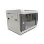 DeLOCK Armadio di rete da 10″ con anta in vetro 4U grigio (43416)