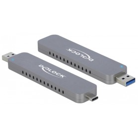 DeLOCK 42616 contenitore di unità di archiviazione Box esterno SSD Argento M.2 (42616)