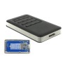 DeLOCK 42594 contenitore di unità di archiviazione Box esterno SSD Nero, Argento M.2 (42594)