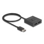 DisplayPort Switch 2  1 bidirektional 8K (schwarz, 50cm) (18906)
