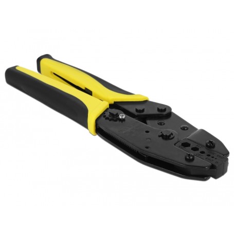 DeLOCK 90295 pinza crimpatrice Nero, Giallo