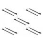 DeLOCK 18891 fascetta Releasable cable tie Nylon Nero 10 pz