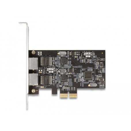 DeLOCK Scheda PCI Express x2 per 2 x RJ45 2,5 Gigabit LAN (89392)