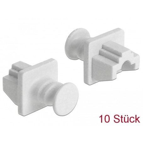 DeLOCK 86507 copertura antipolvere per porta 10 pz RJ-45