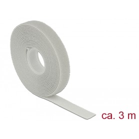 DeLOCK 18275 Velcro Grigio 1 pz