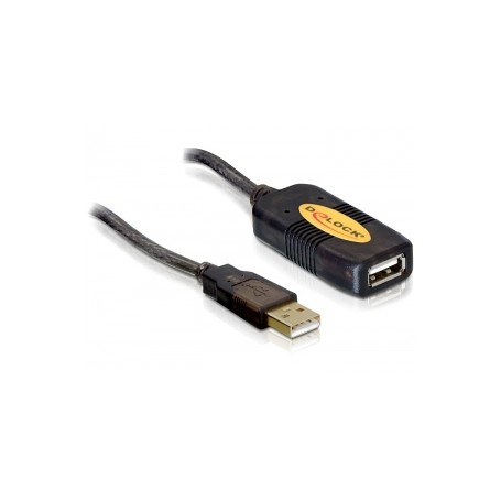 DeLOCK Cable USB 2.0, 5m cavo USB Nero (82308)